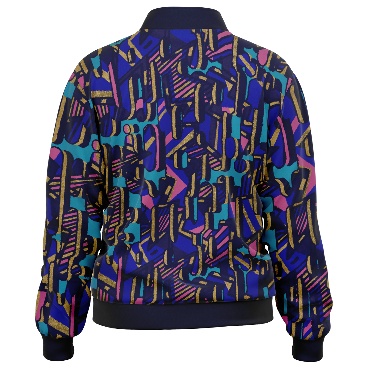Camo blobby remix Track Jacket - Choi Cheung