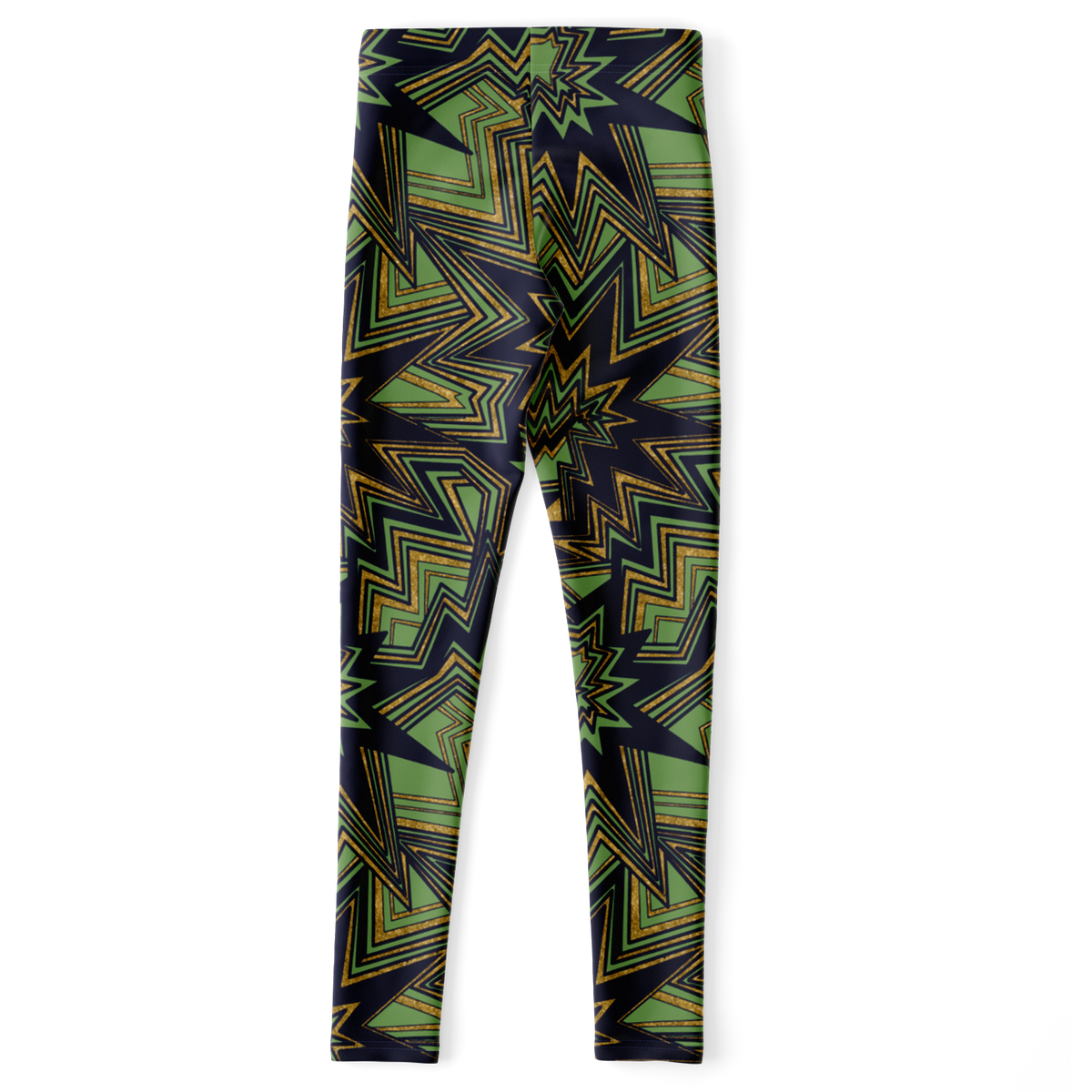 Bolt radiate green Leggings - AOP - Choi Cheung