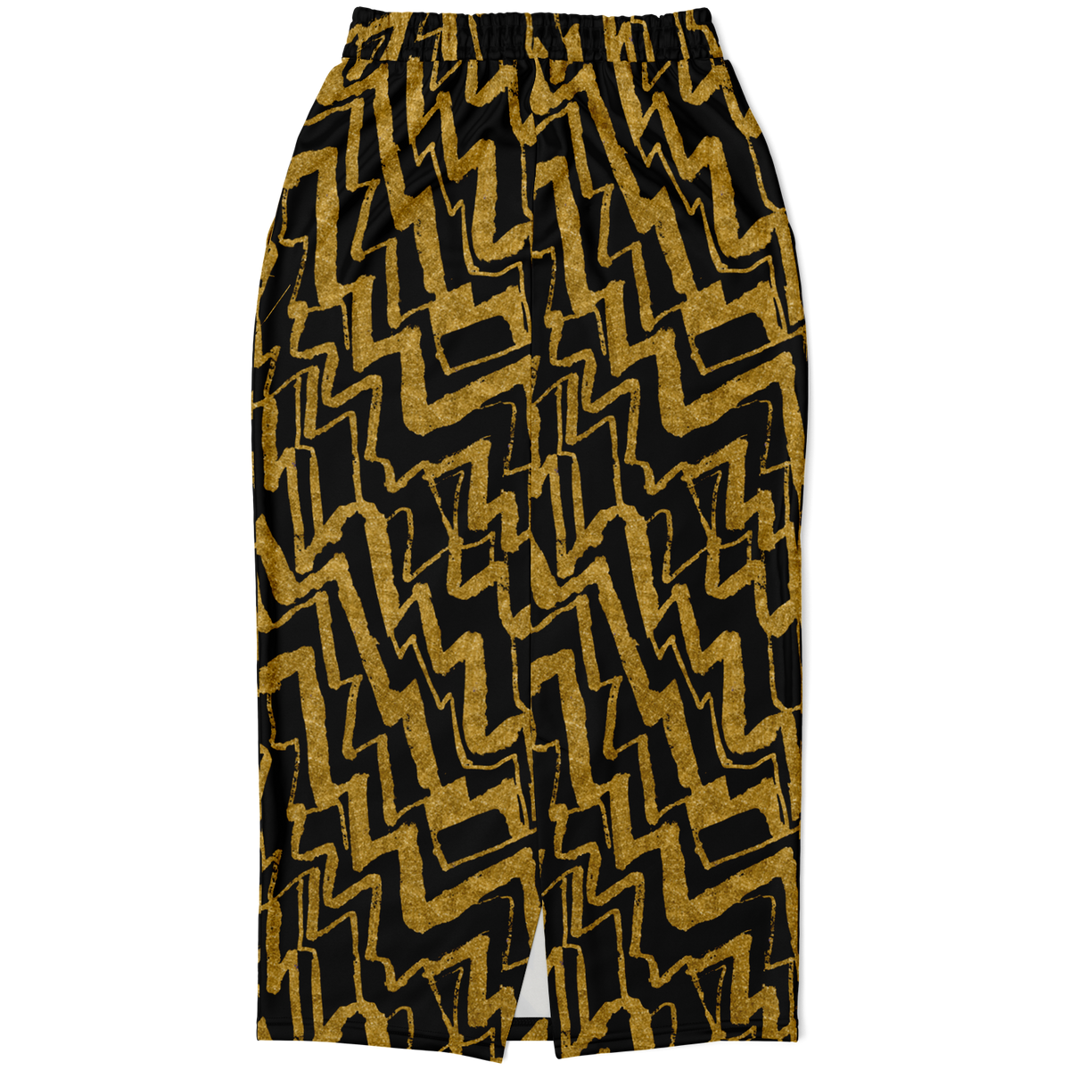 Loose diagonal zig 75 Athletic Long Pocket Skirt - AOP - Choi Cheung