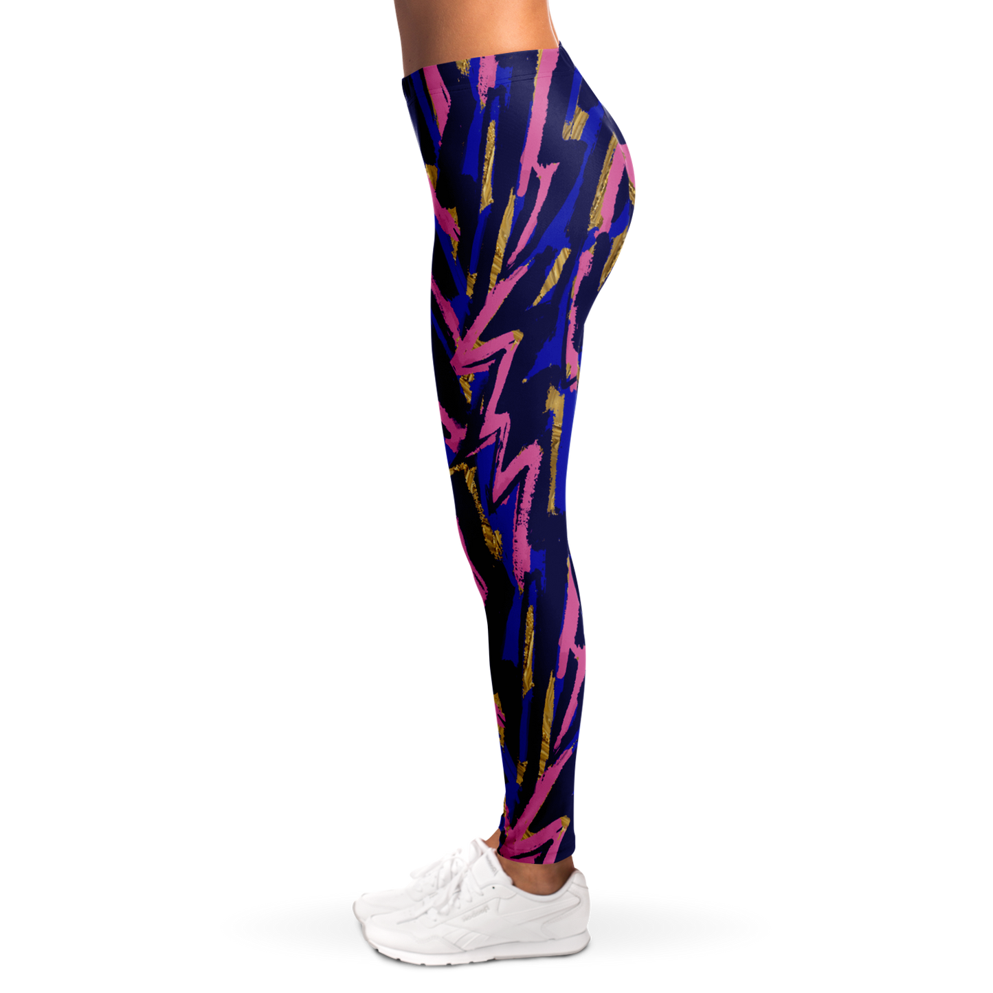 hV 11 + V2 blue Leggings - AOP