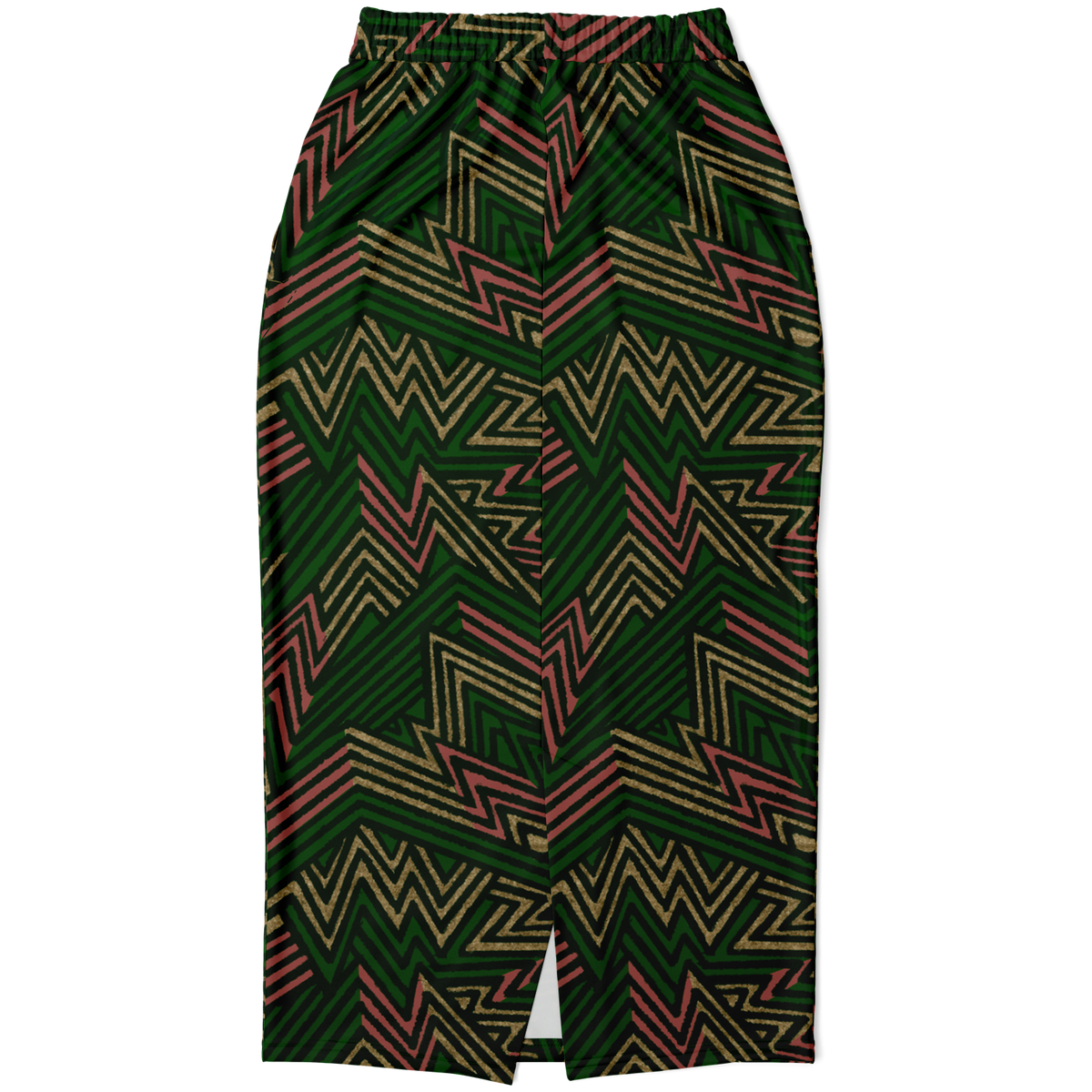 bolt GREEN CORAL Athletic Long Pocket Skirt - AOP - Choi Cheung