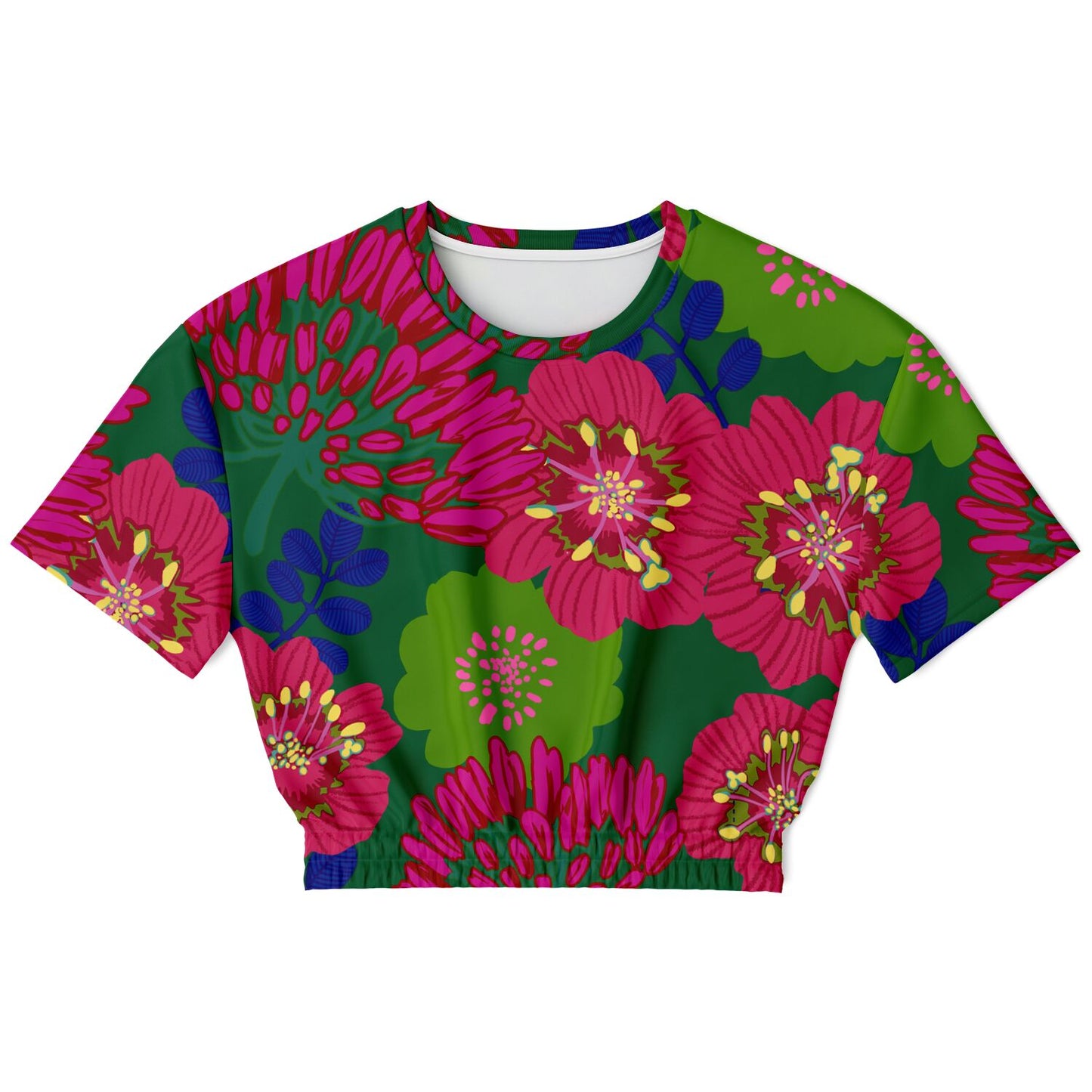 Folk Floral crop top - Choi Cheung
