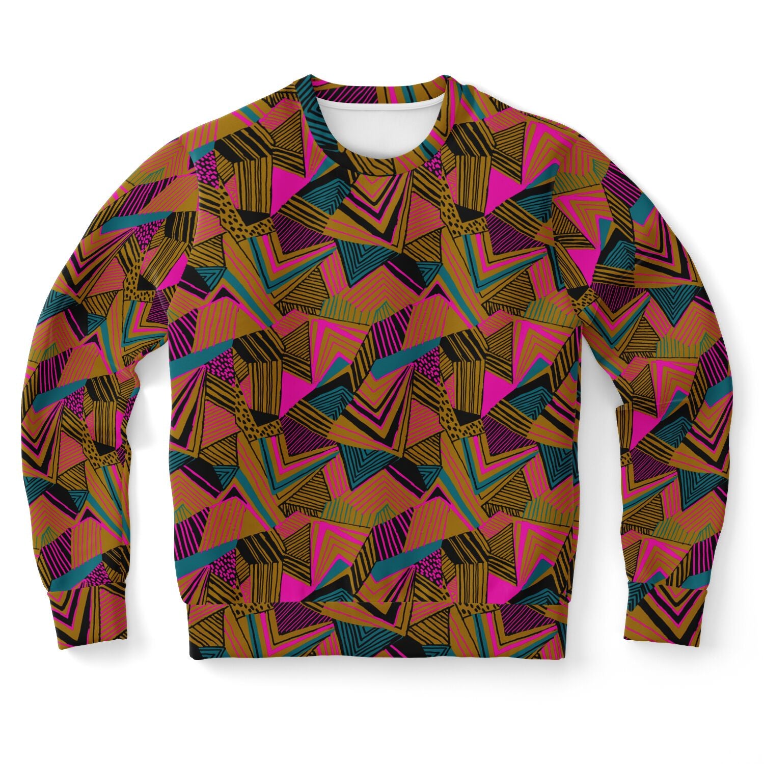 Geometric print patterned sweater by choicheungg