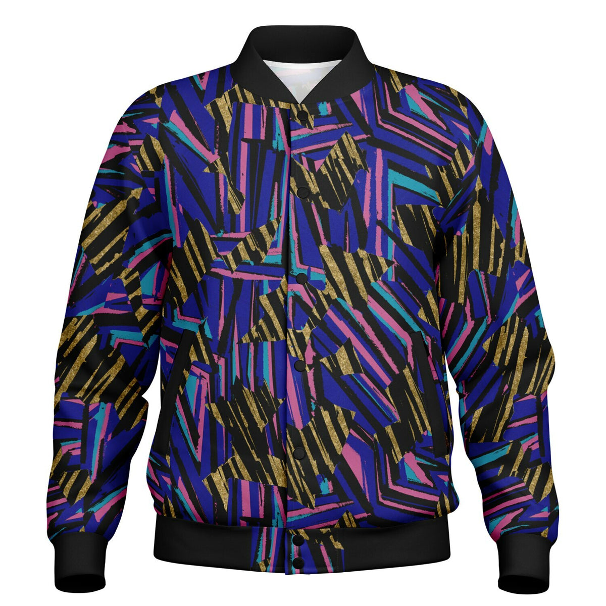 hv chaos remix blue Baseball Jacket - AOP - Choi Cheung
