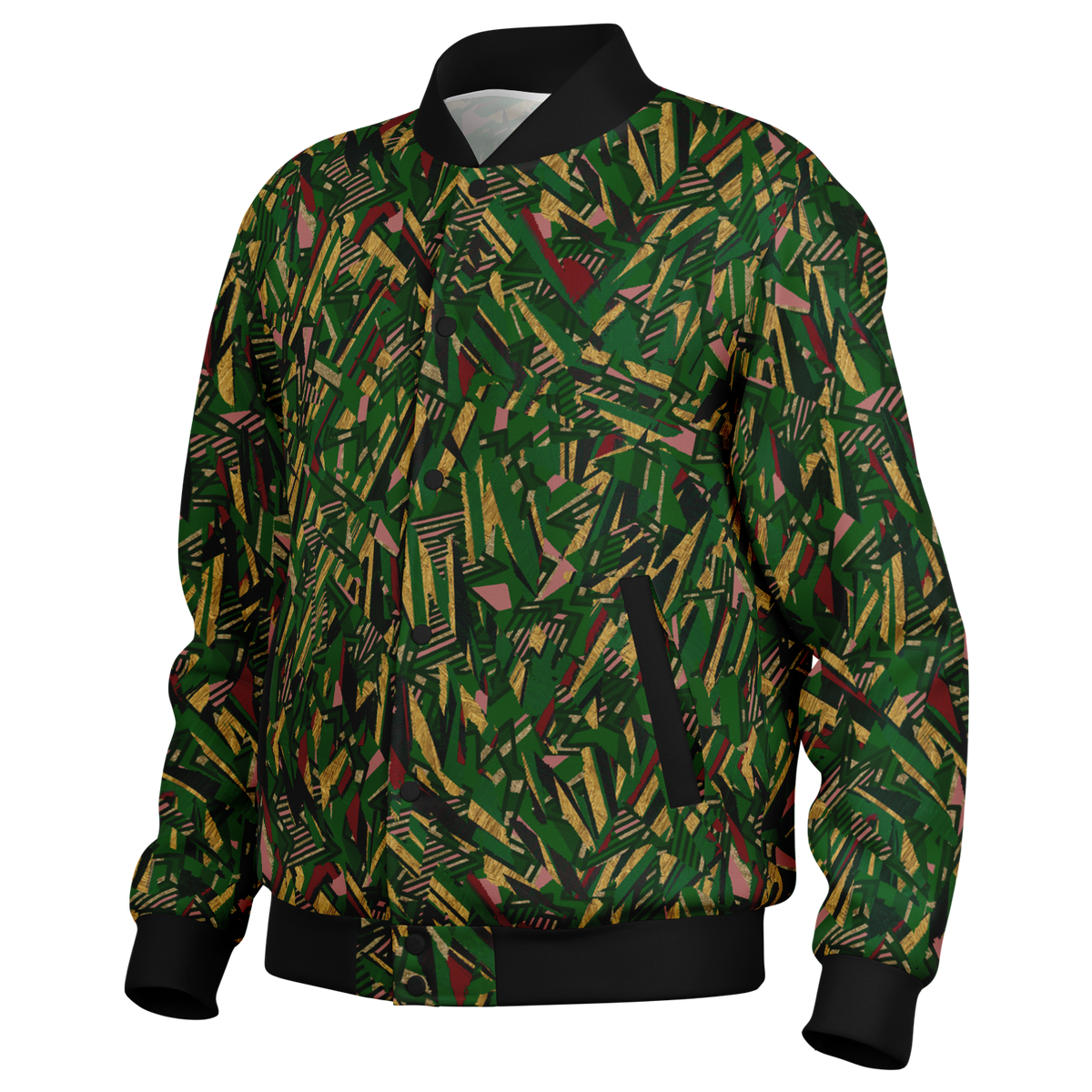 hv chaos shape explosion tribal blast remix  Baseball Jacket - AOP - Choi Cheung