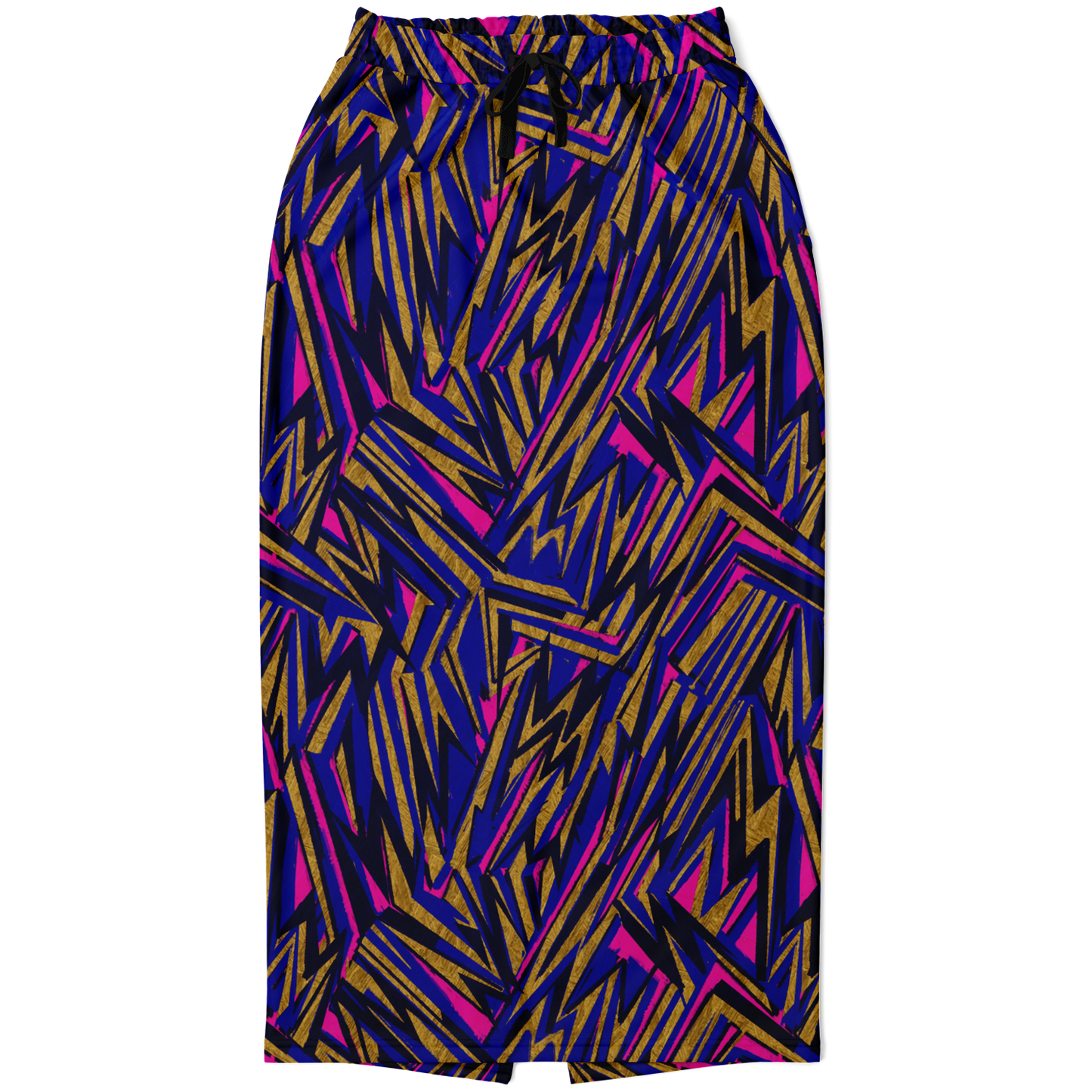 HV chaos  gold 75 Athletic Long Pocket Skirt - AOP - Choi Cheung