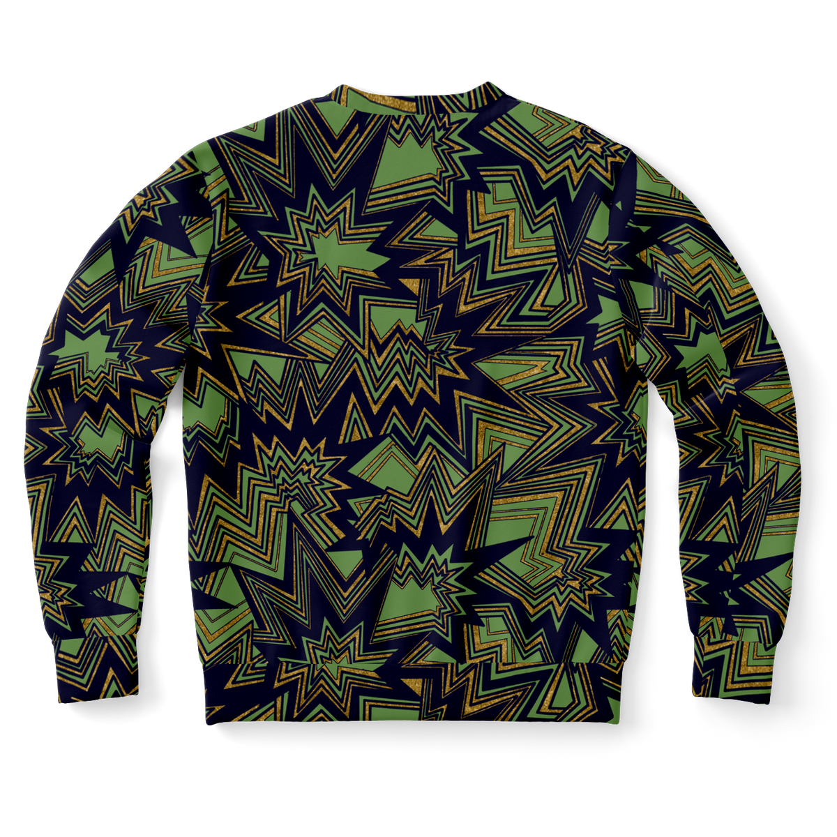 Bolt radiate green Fashion Sweatshirt - AOP - Choi Cheung