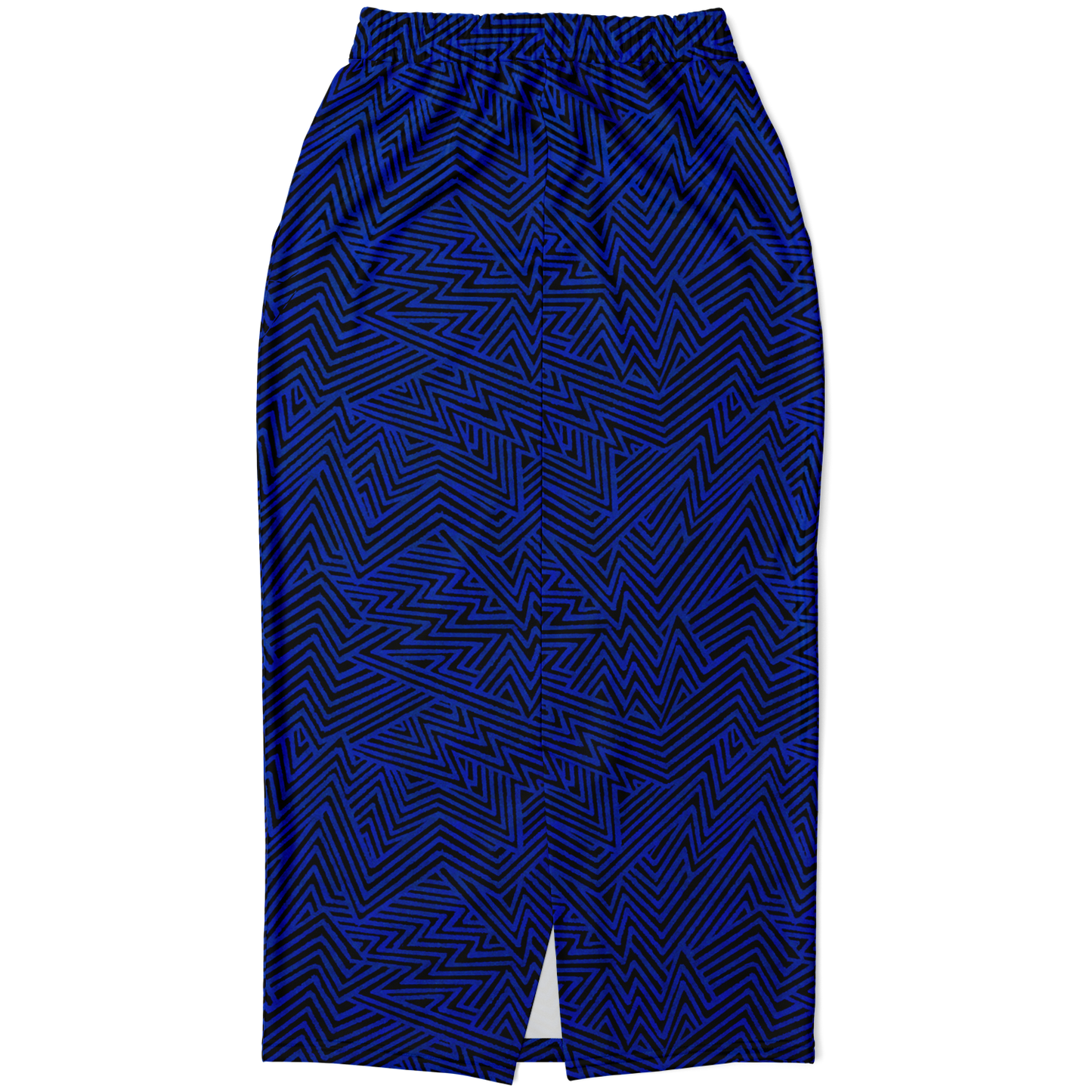 Lightning V2 BLK blue  50 Athletic Long Pocket Skirt - AOP - Choi Cheung