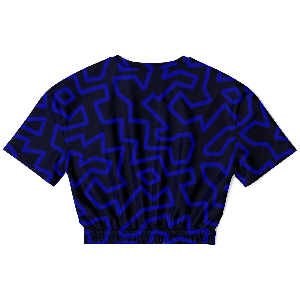 electric boogie Athletic Cropped Short Sleeve Sweatshirt - AOP - Choi Cheung