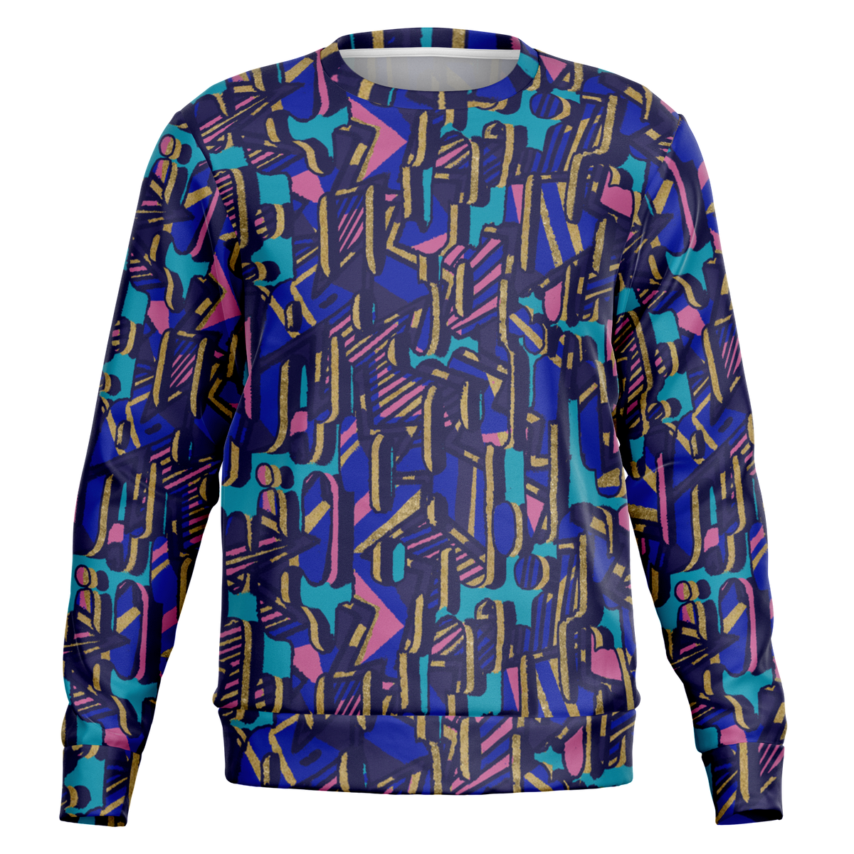 Camo blobby remix Fashion Sweatshirt - AOP - Choi Cheung