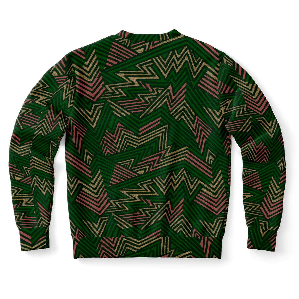 bolt GREEN CORAL cut  Fashion Sweatshirt - AOP - Choi Cheung