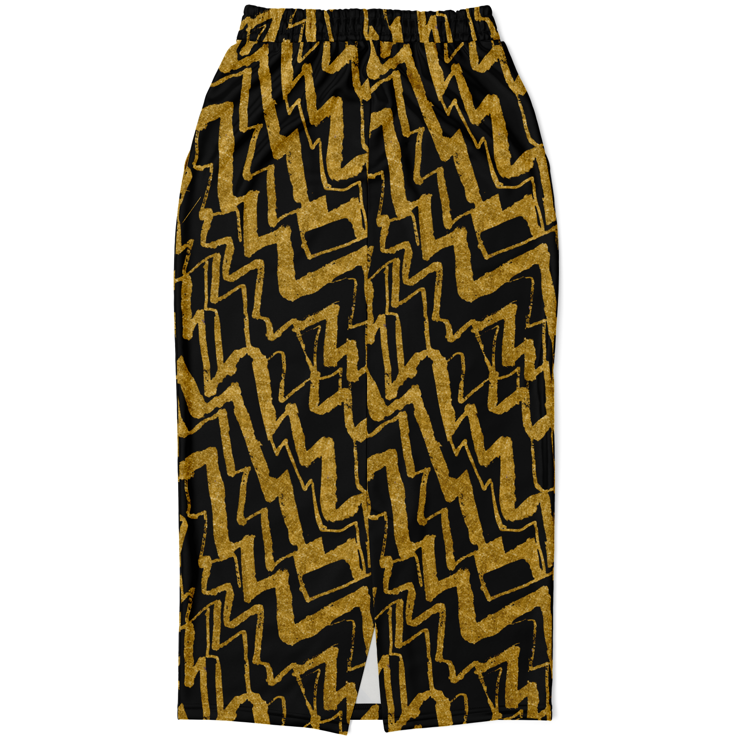 Loose diagonal zig 75 Athletic Long Pocket Skirt - AOP - Choi Cheung