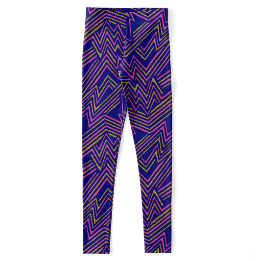 Lightning 3 in blue PK 75  Leggings - AOP