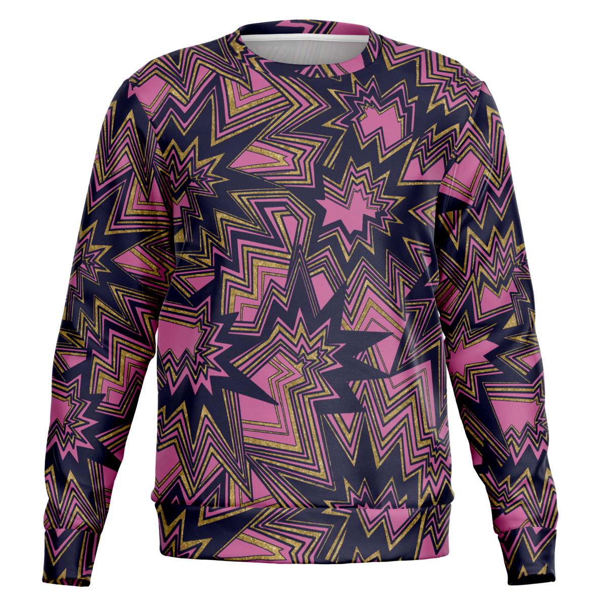 Bolt radiate pink Fashion Sweatshirt - AOP - Choi Cheung