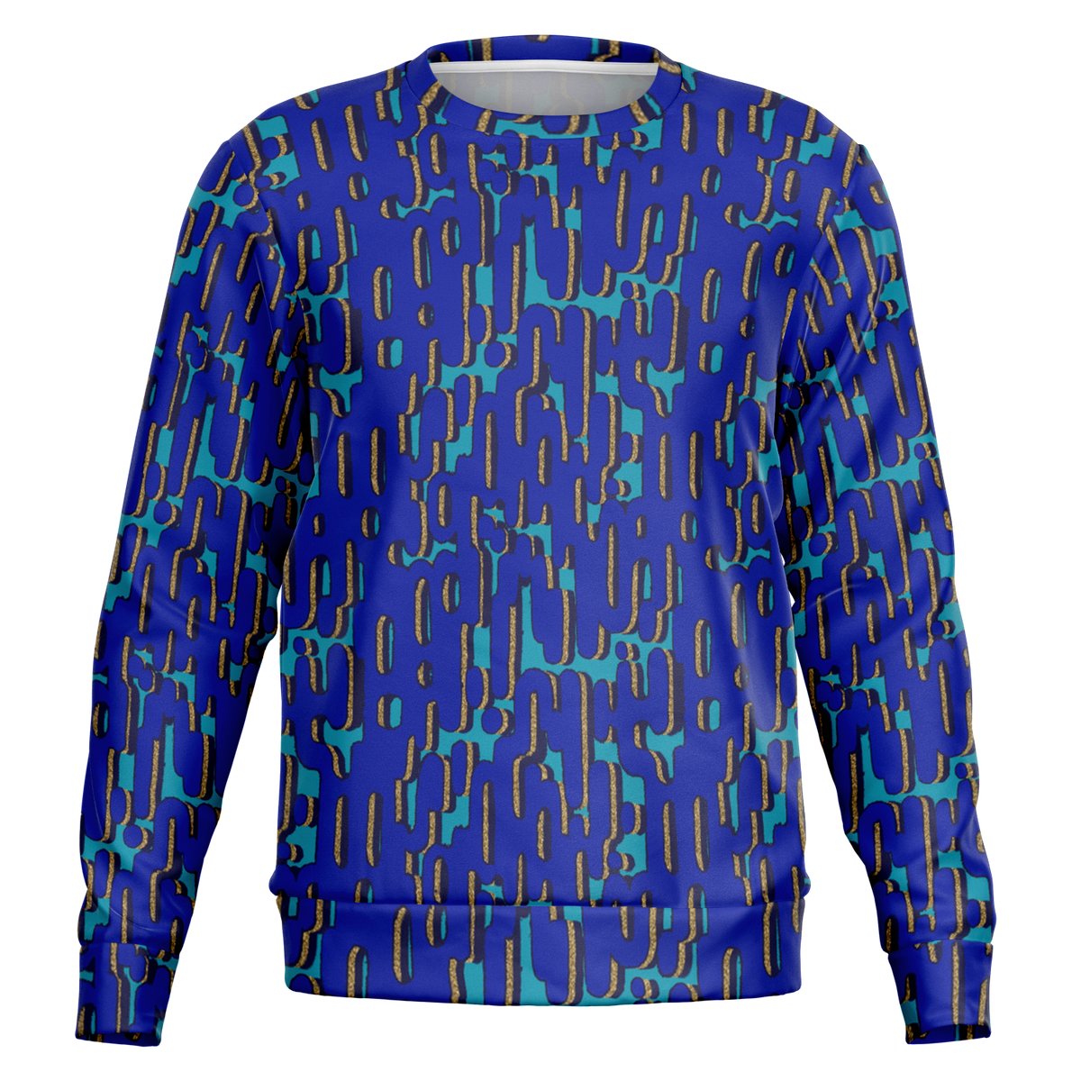 camo blooby teal Fashion Sweatshirt - AOP - Choi Cheung