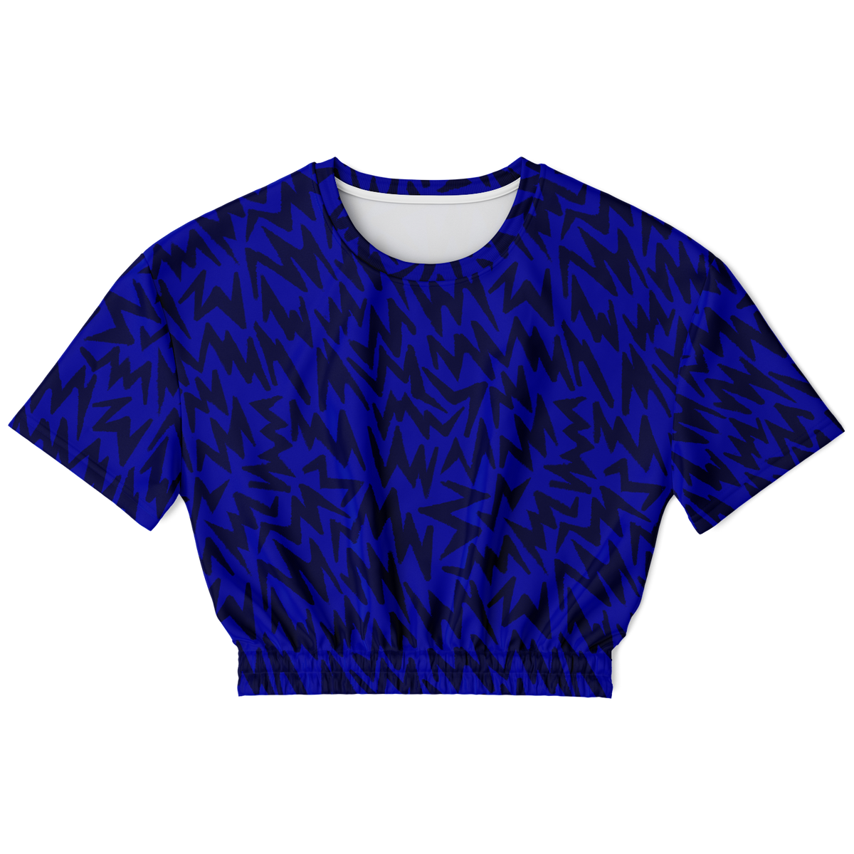 HV shape explosion Athletic Cropped Short Sleeve Sweatshirt - AOP - Choi Cheung