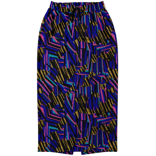 HVJ003 CHAOS REMIX 75 Athletic Long Pocket Skirt - AOP - Choi Cheung