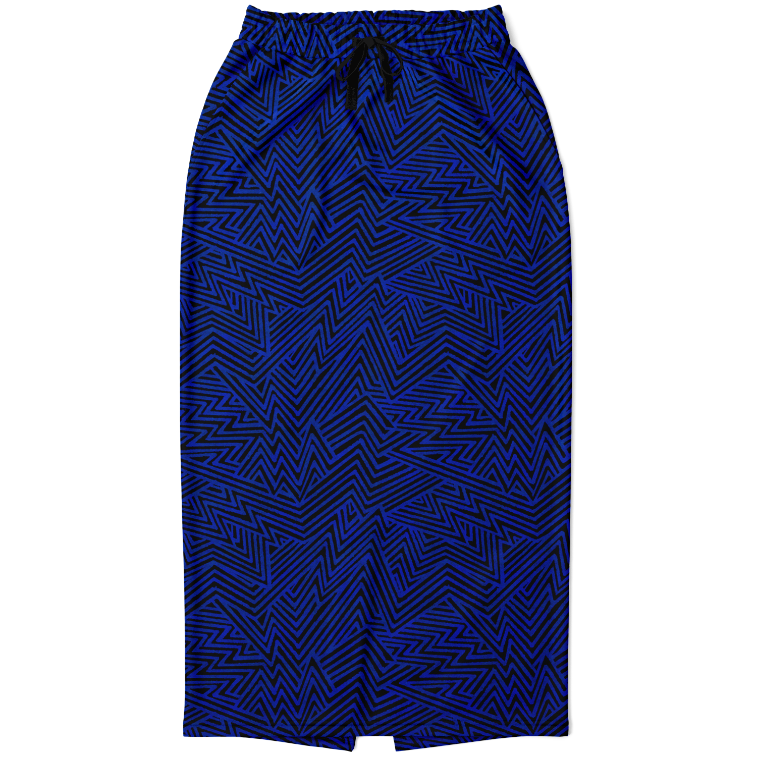 Lightning V2 BLK blue  50 Athletic Long Pocket Skirt - AOP - Choi Cheung