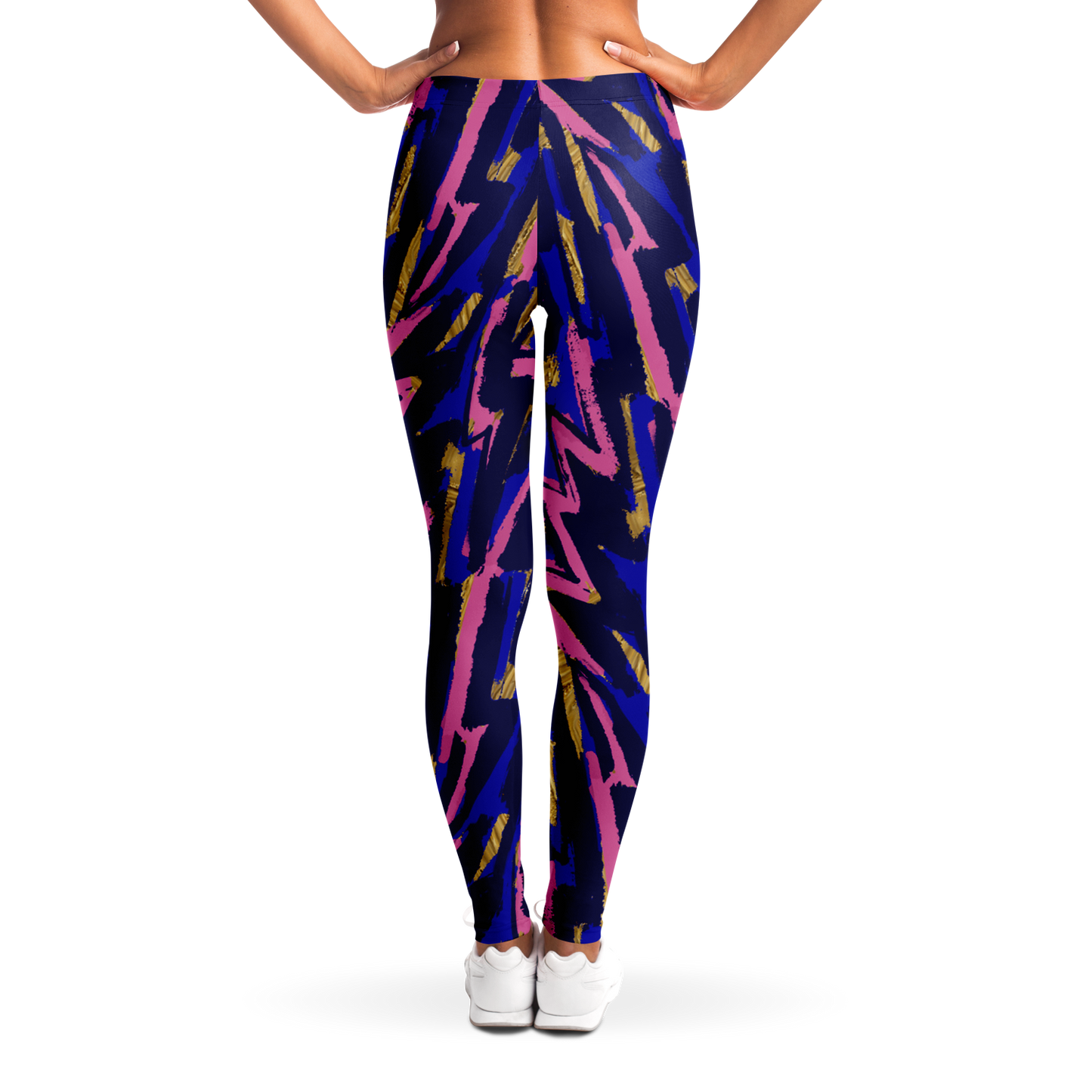 hV 11 + V2 blue Leggings - AOP