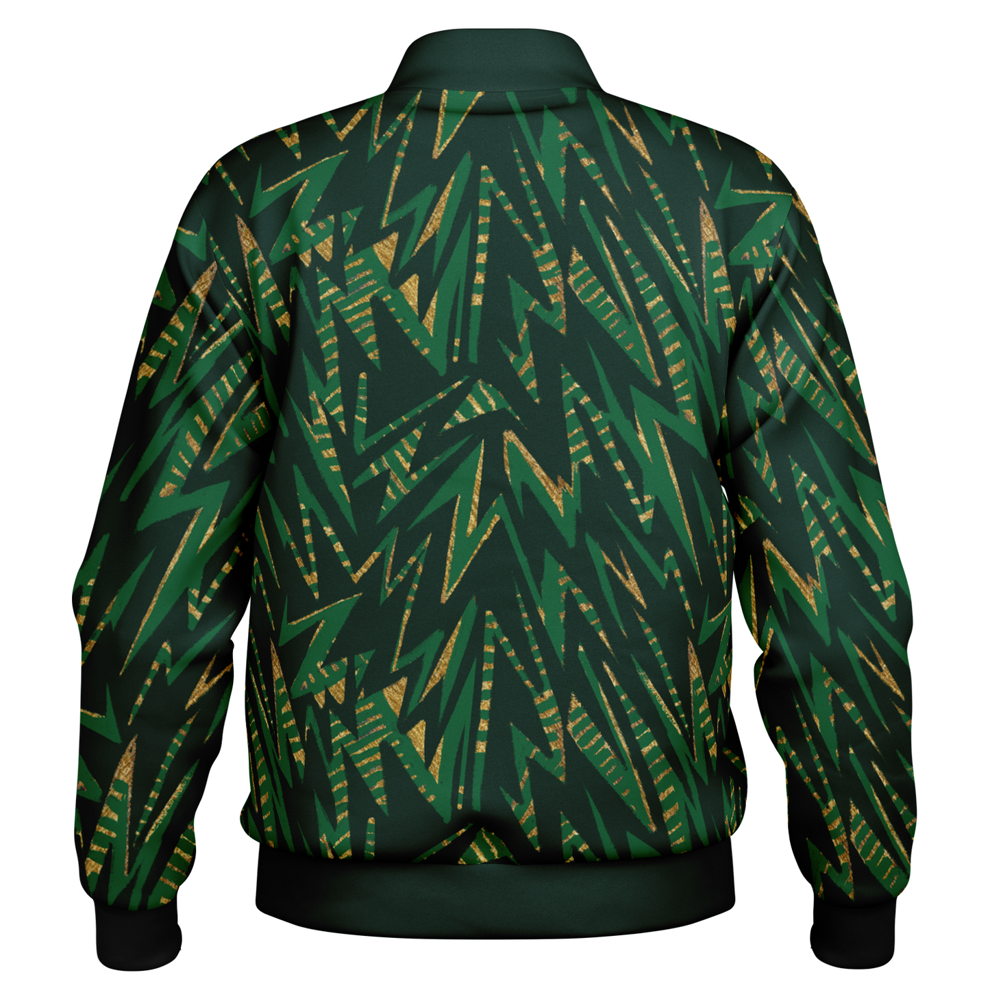 hv zig green Baseball Jacket - AOP