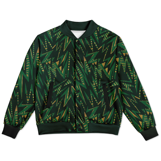 hv zig green Baseball Jacket - AOP