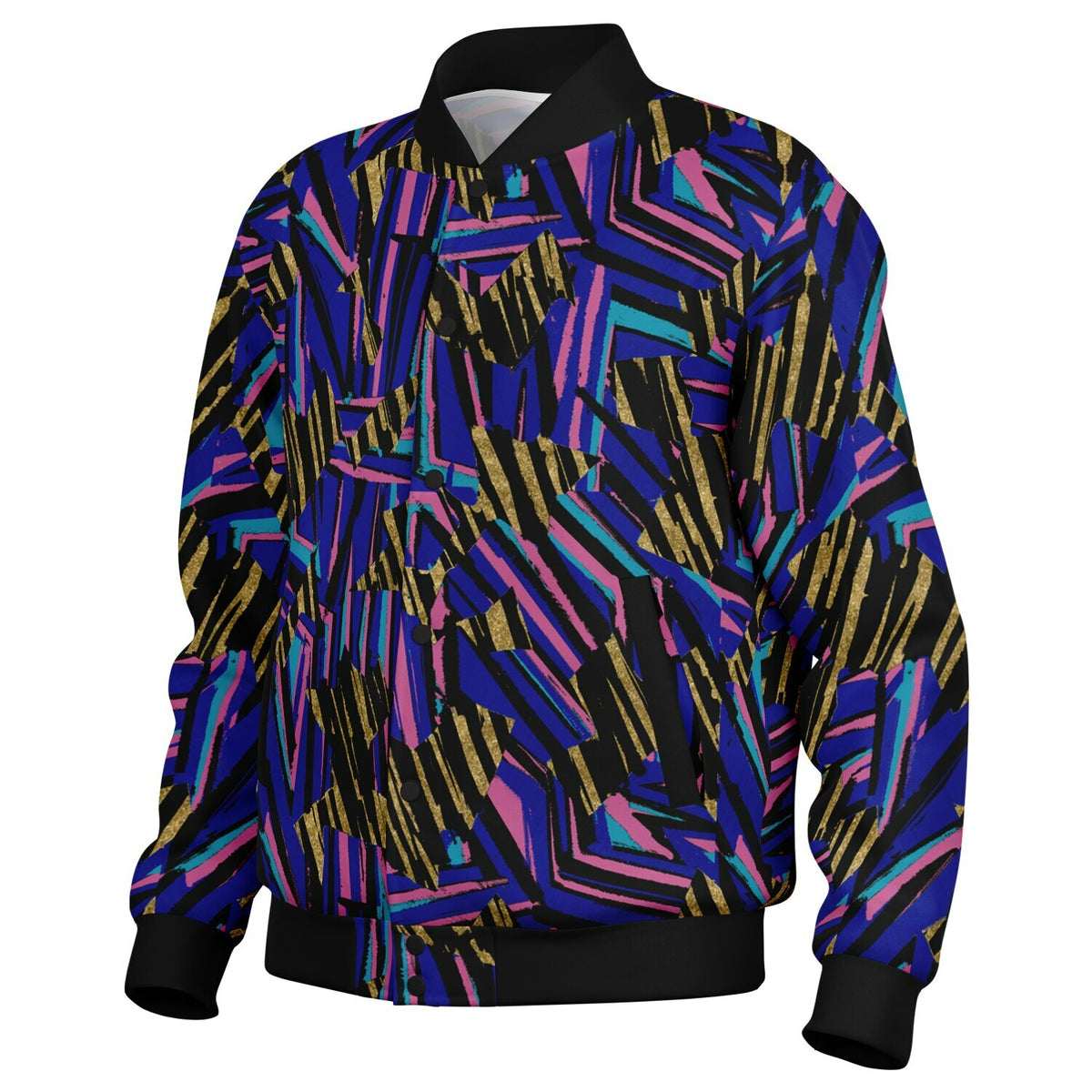 hv chaos remix blue Baseball Jacket - AOP - Choi Cheung
