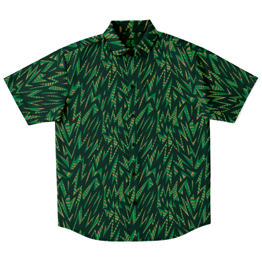 HVzig gr new 75 Short Sleeve Button Down Shirt - AOP - Choi Cheung