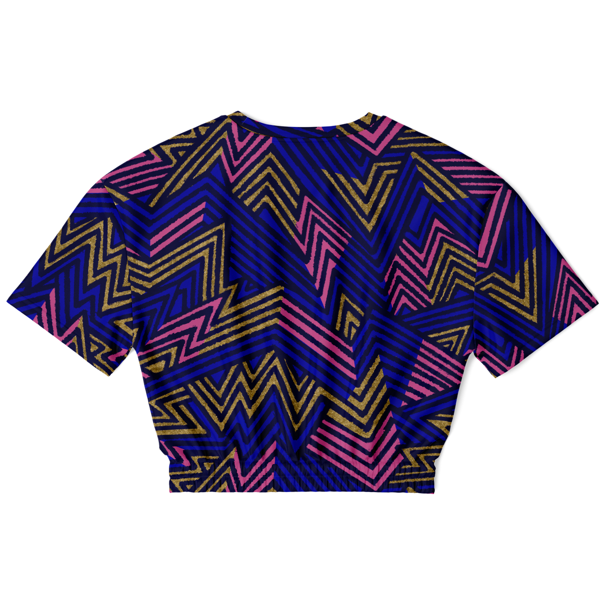 bolt BPcut out 75 Athletic Cropped Short Sleeve Sweatshirt - AOP - Choi Cheung