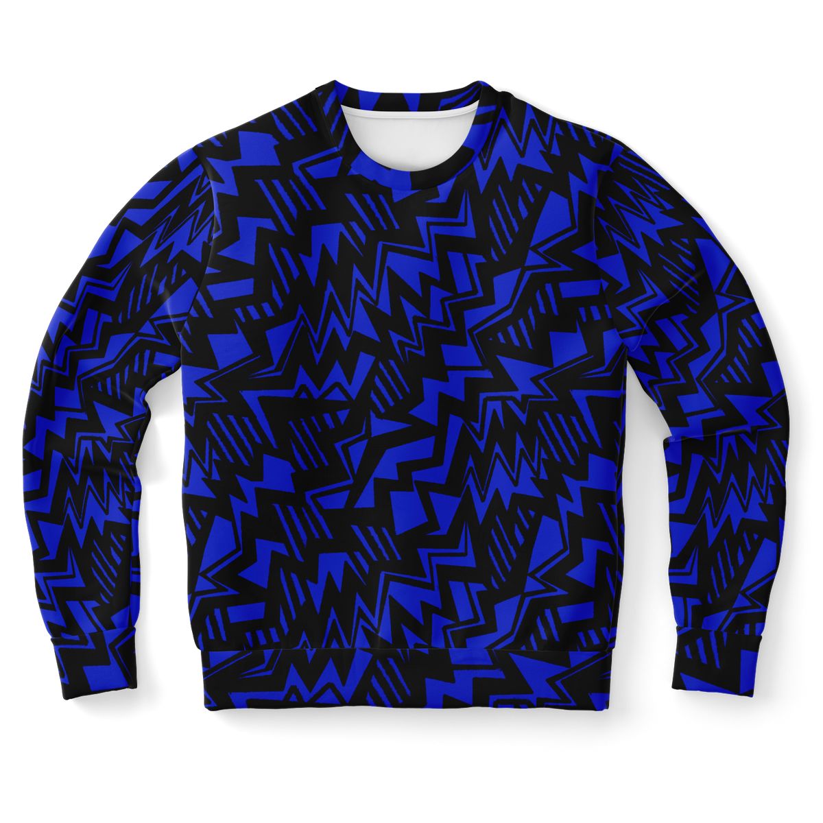 Bolt abstract black lines COLOUR BK 75 Fashion Sweatshirt - AOP - Choi Cheung
