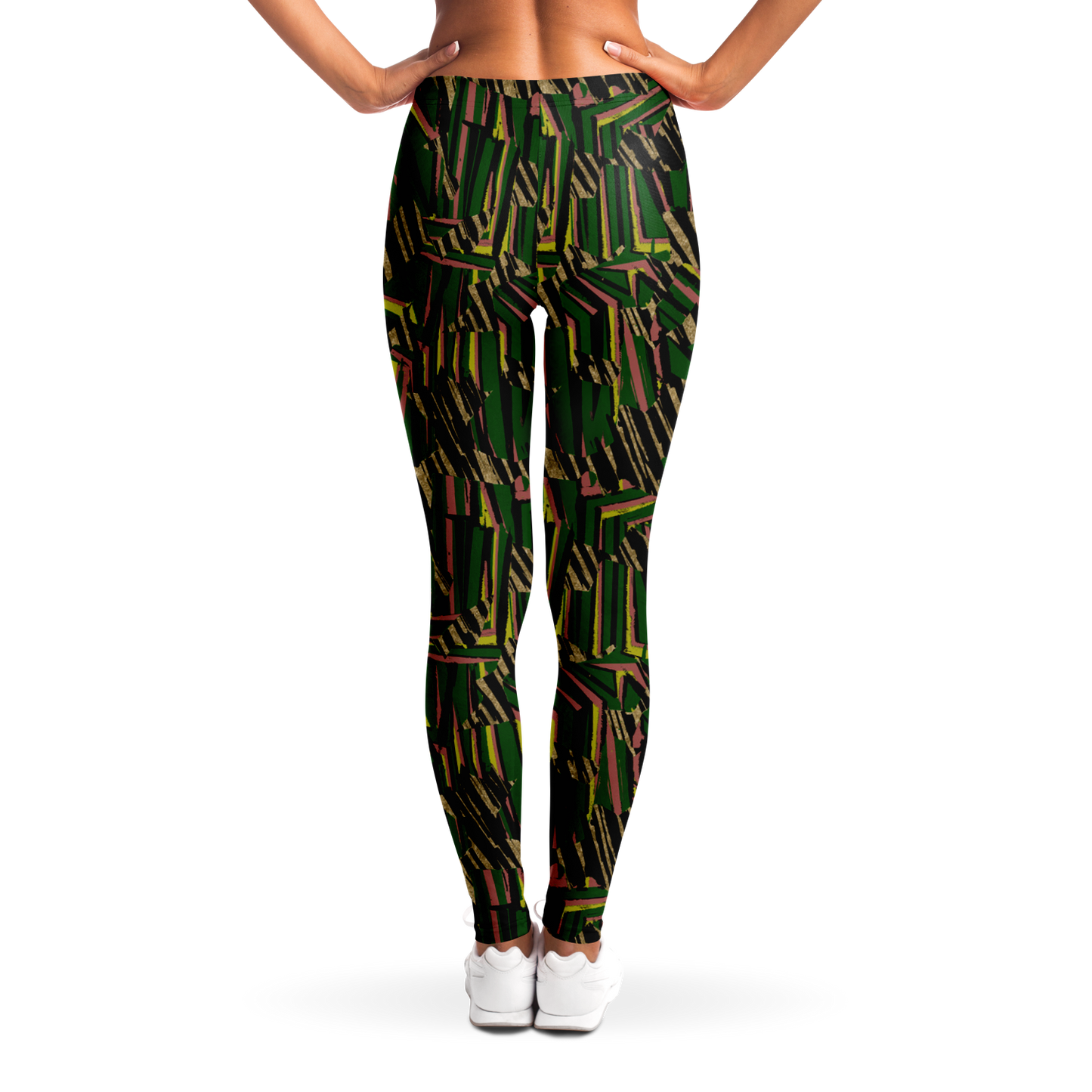 HVJ003 CHAOS REMIX G75 Leggings - AOP