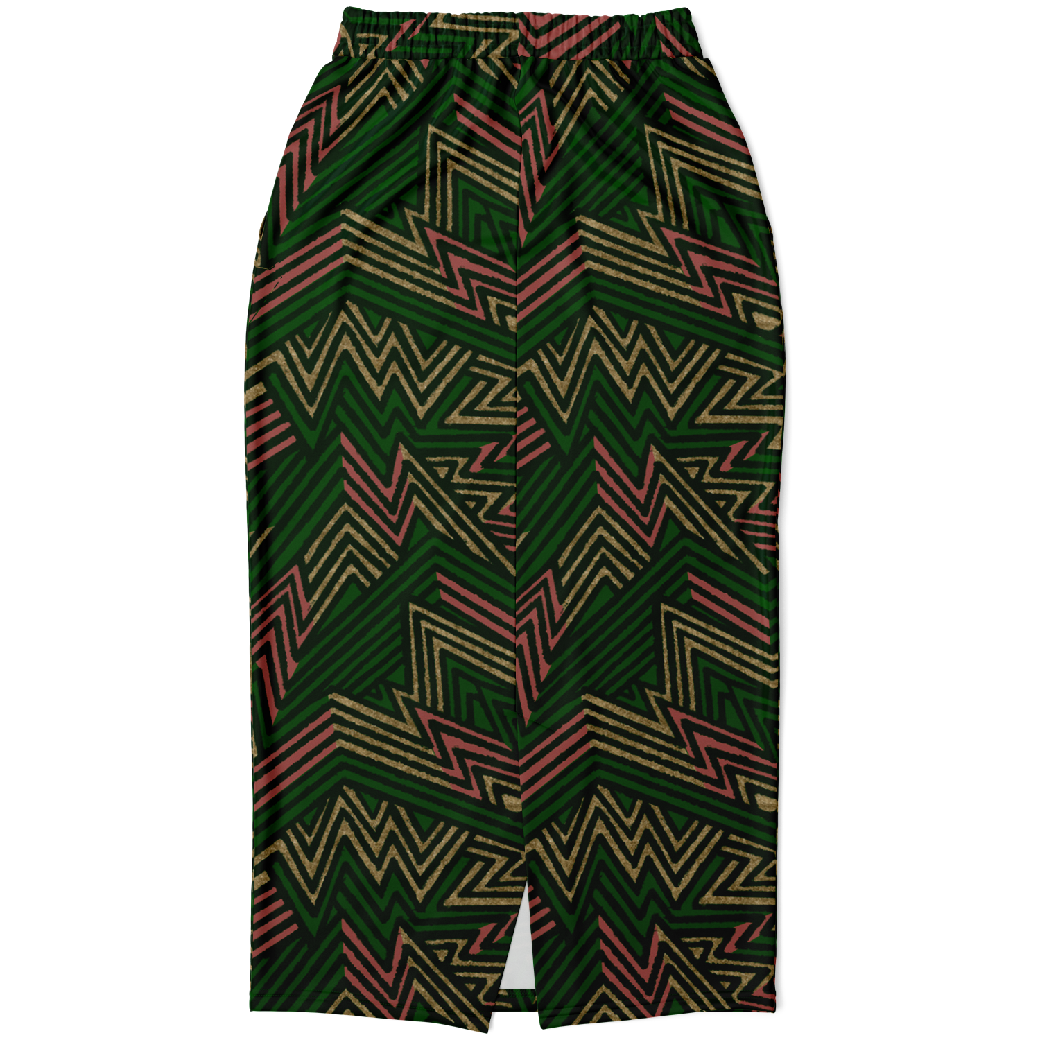 bolt GREEN CORAL Athletic Long Pocket Skirt - AOP - Choi Cheung