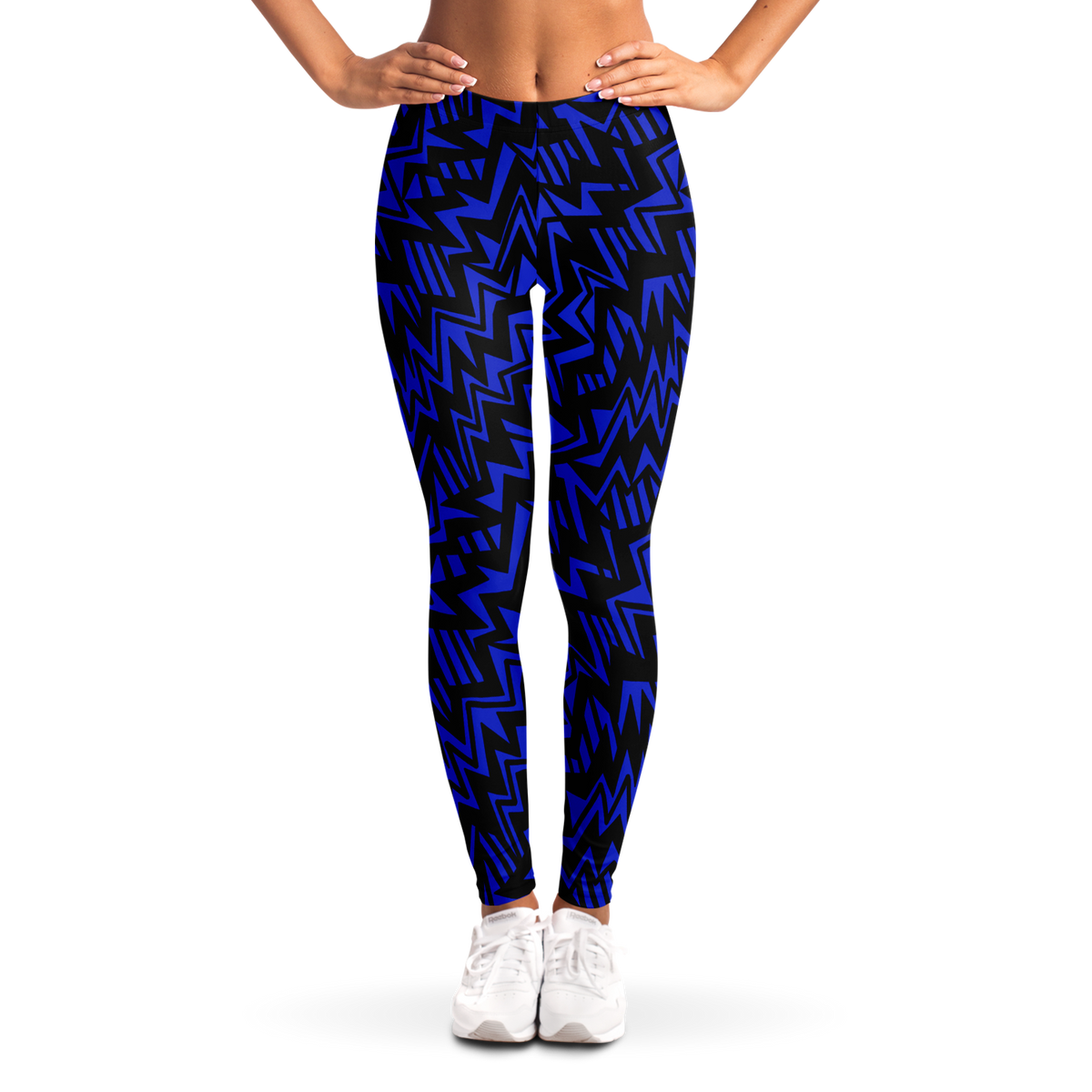 Bolt abstract leggings - AOP - Choi Cheung