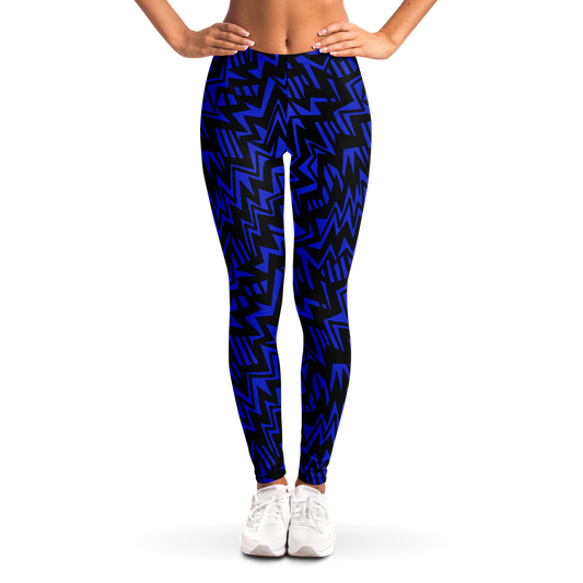 Bolt abstract leggings - AOP - Choi Cheung