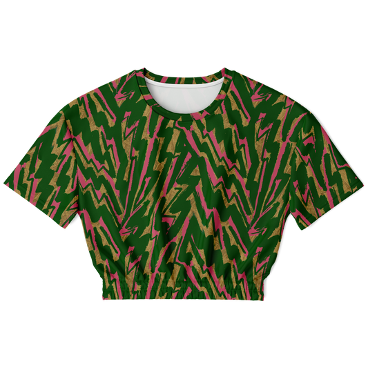 HV11 G 50 Athletic Cropped Short Sleeve Sweatshirt - AOP - Choi Cheung