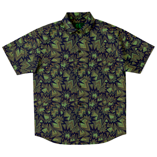 Bolt radiate G 50Short Sleeve Button Down Shirt - AOP - Choi Cheung