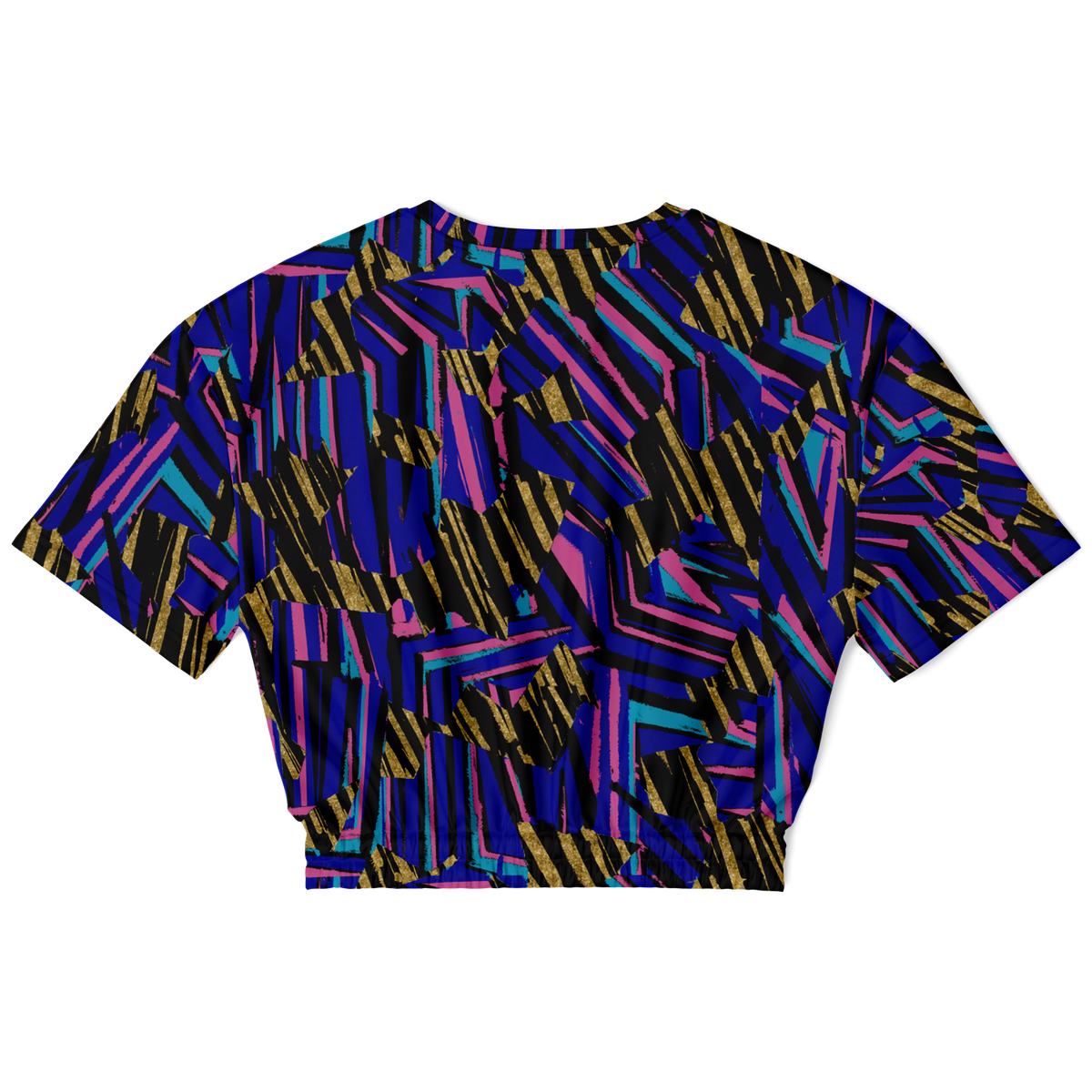 HVJ003 CHAOS REMIX 75 Athletic Cropped Short Sleeve Sweatshirt - AOP - Choi Cheung