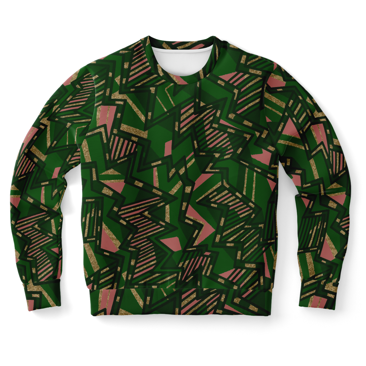 Tribal blast green Fashion Sweatshirt - AOP - Choi Cheung