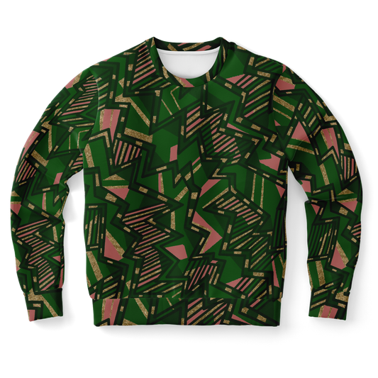 Tribal blast green Fashion Sweatshirt - AOP - Choi Cheung