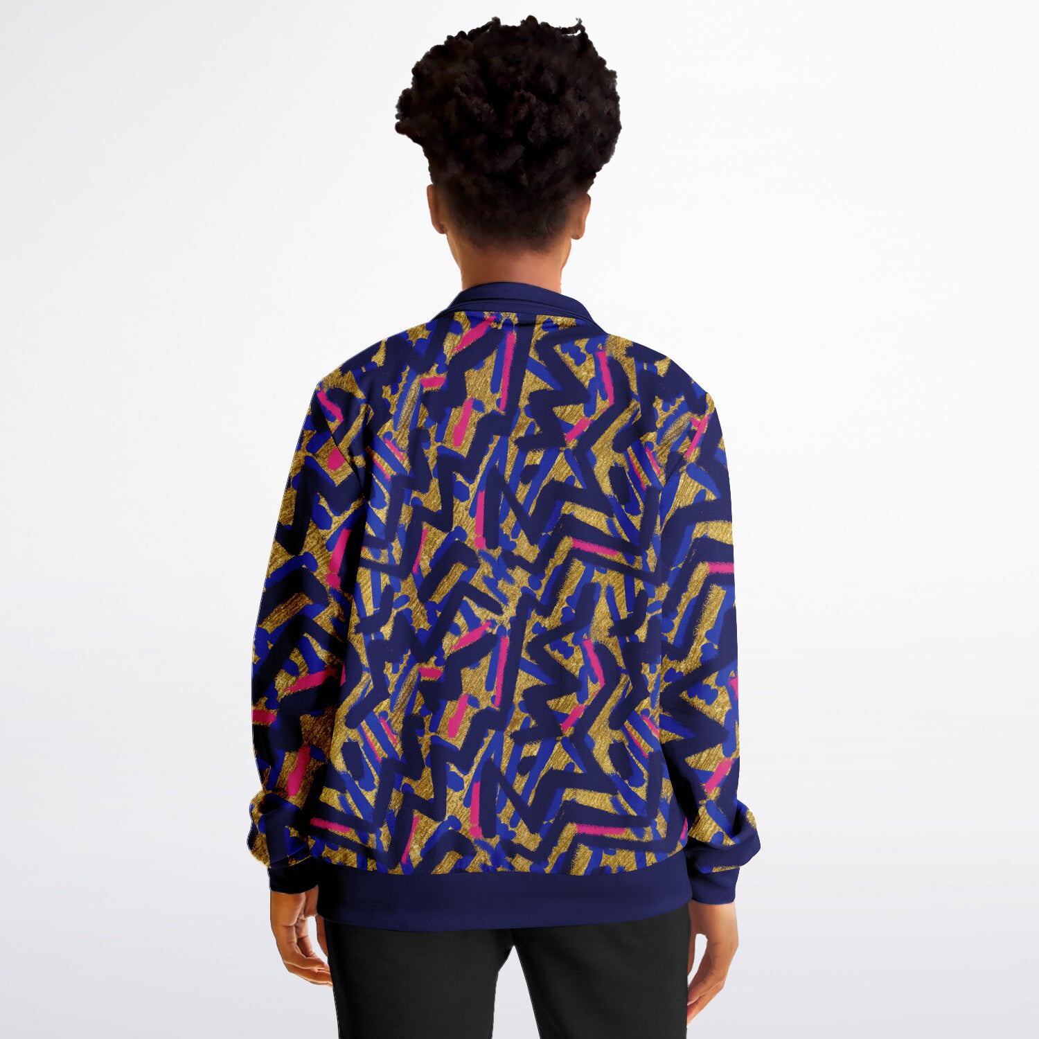 Abstract graffiti Track Jacket - Choi Cheung