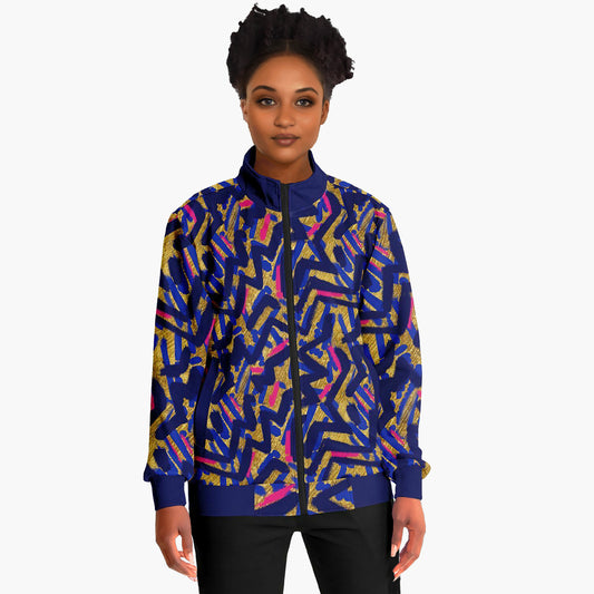 Track Jacket - Electric Dreams Geometric print