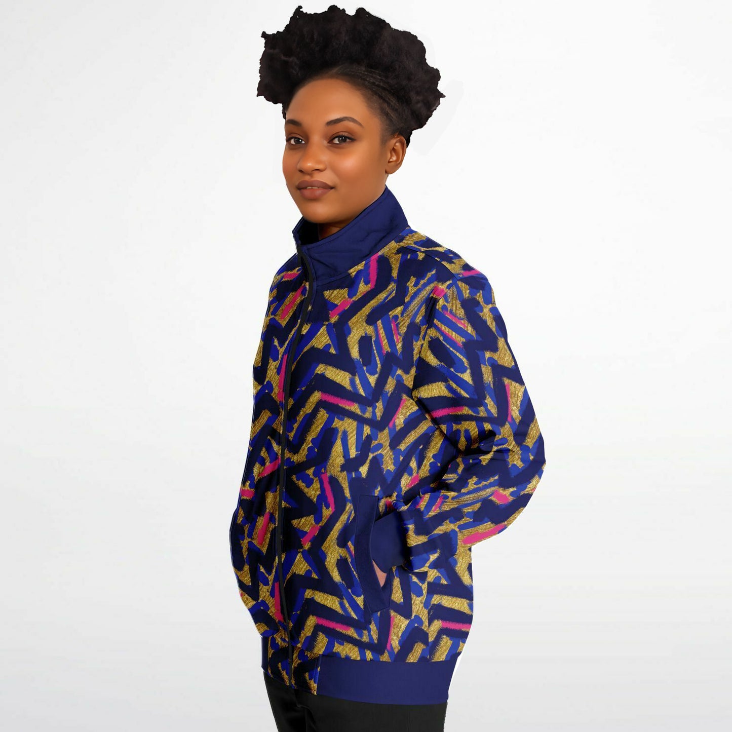 Abstract graffiti Track Jacket - Choi Cheung
