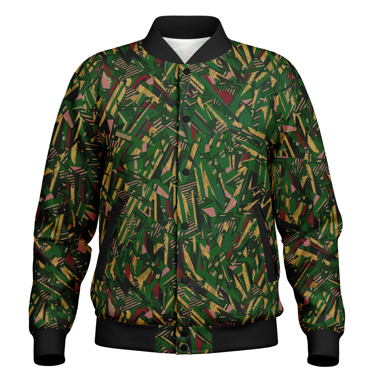 hv chaos shape explosion tribal blast remix  Baseball Jacket - AOP - Choi Cheung