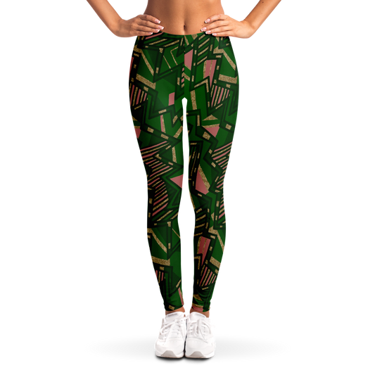 Tribal blast G Leggings - AOP - Choi Cheung