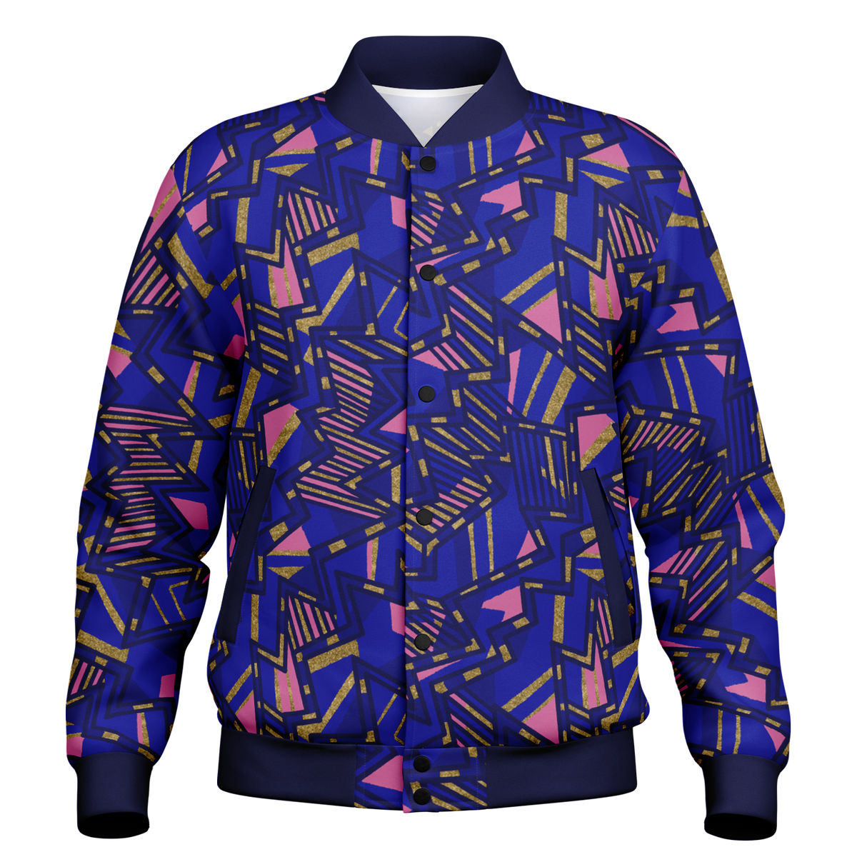 Tribal blast Baseball Jacket - AOP - Choi Cheung