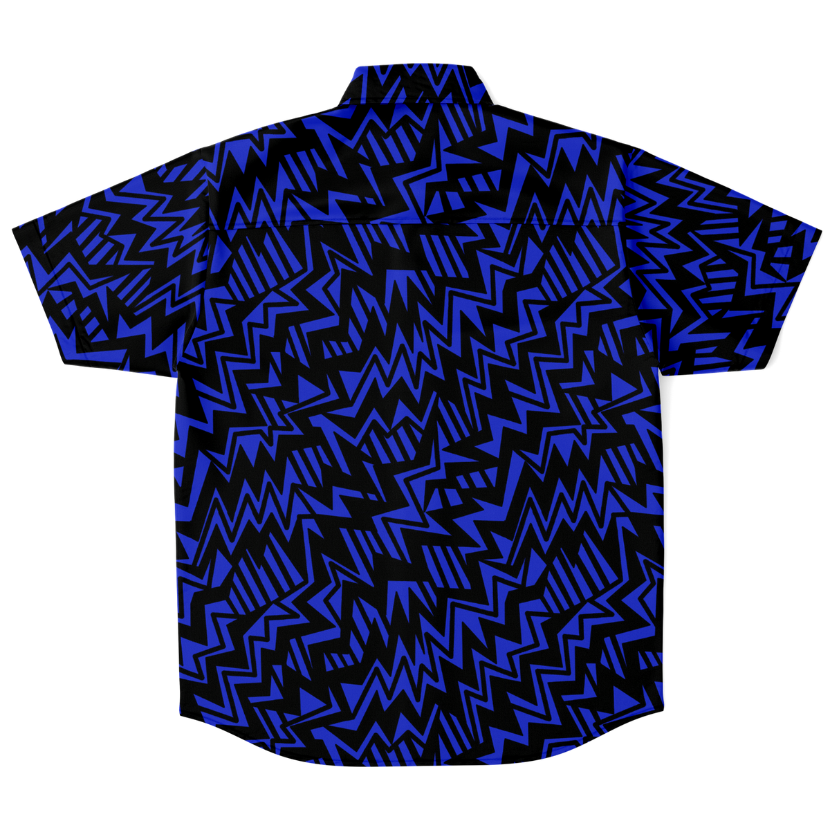 Bolt abstract 75 Short Sleeve Button Down Shirt - AOP - Choi Cheung