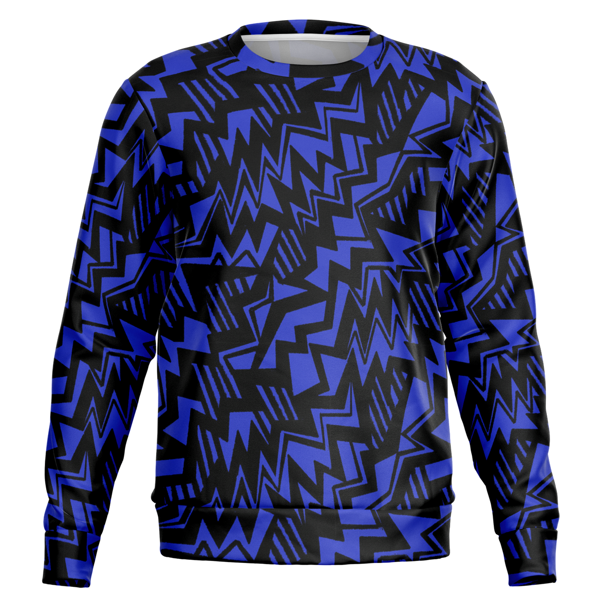 Bolt abstract black lines COLOUR BK 75 Fashion Sweatshirt - AOP - Choi Cheung