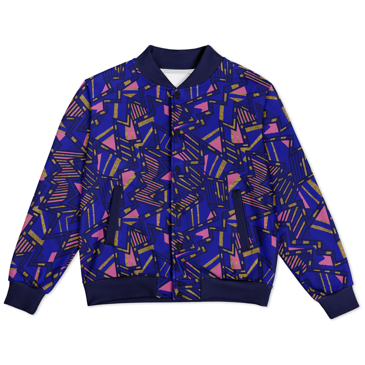 Tribal blast Baseball Jacket - AOP - Choi Cheung