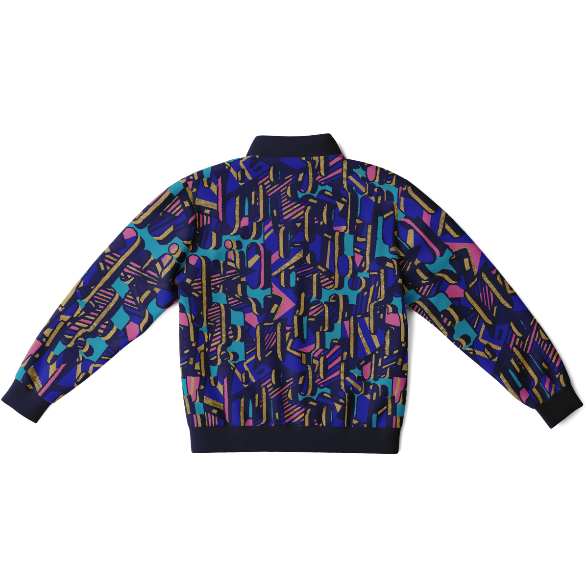 Camo blobby remix Track Jacket - Choi Cheung