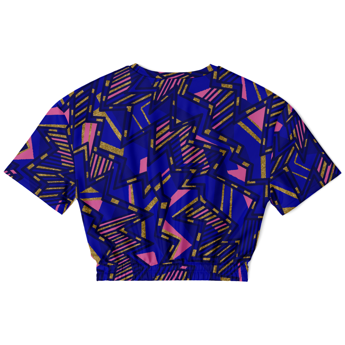 HV Blast 75 Athletic Cropped Short Sleeve Sweatshirt - AOP - Choi Cheung