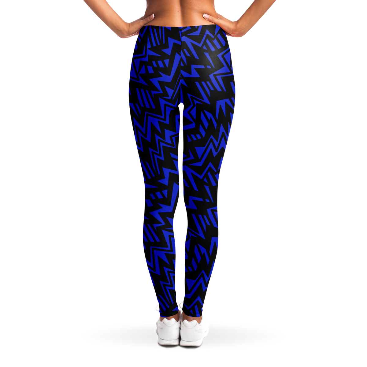 Bolt abstract leggings - AOP - Choi Cheung